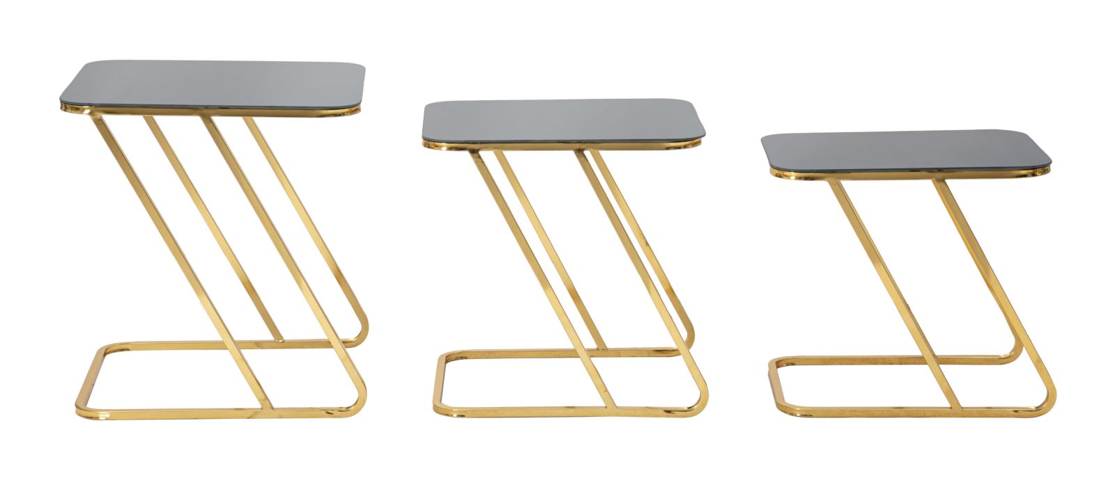 Dekoratívny doplnok Tavolinetti Simple Set Mauro Ferretti 44×50,5×55,5-39×49×51-34×47×45 cm