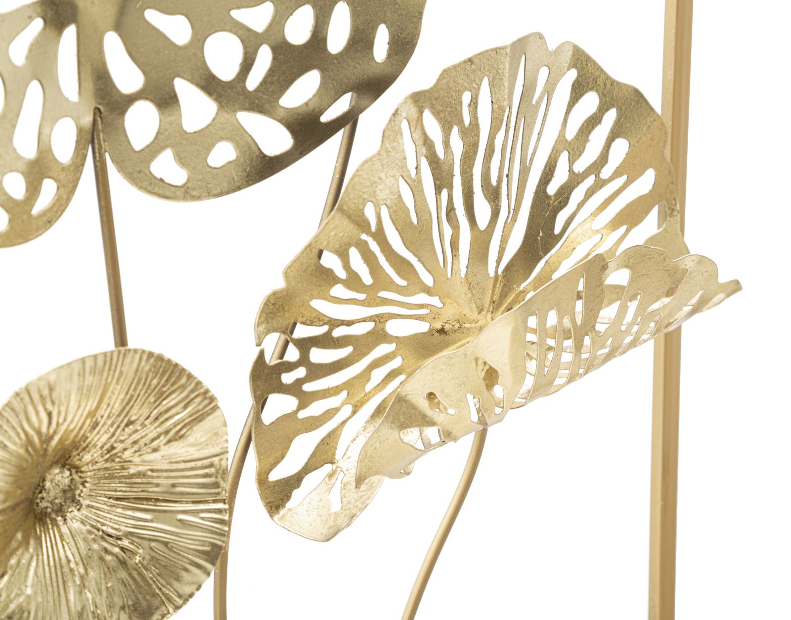 Dekoratívny panel Gold Flowers Mauro Ferretti, zlatý