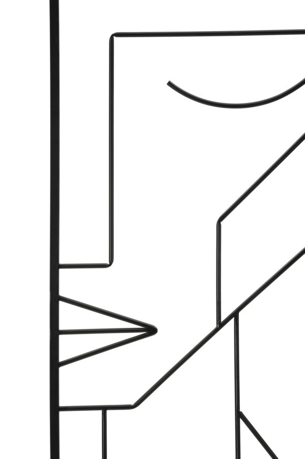 Dekoratívny panel 2ks Tribal Mauro Ferretti, čierny