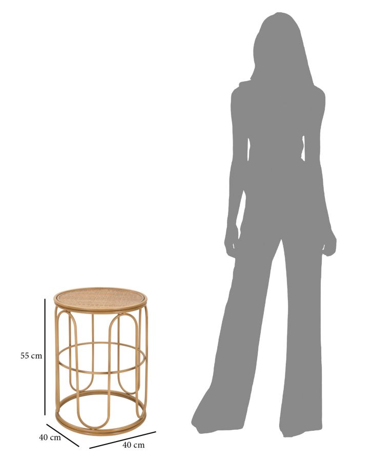 Dekoratívny doplnok Tavolinetto Samui Mauro Ferretti Ø 40×55 cm