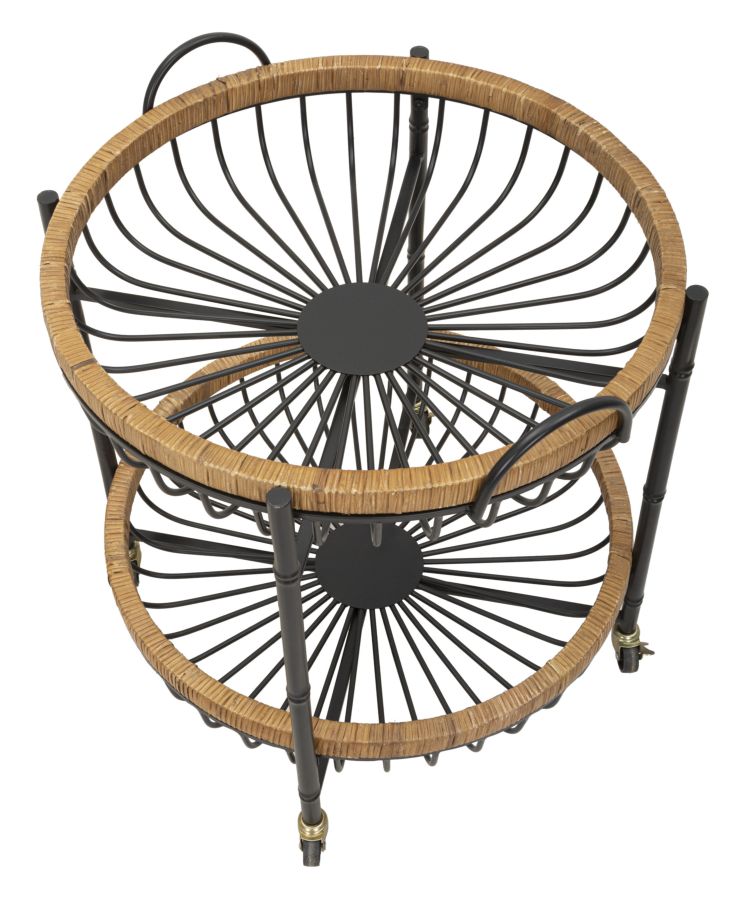 Dekoratívny doplnok Carrello Con Doppio Mauro Ferretti 57×55,5×62,5 cm