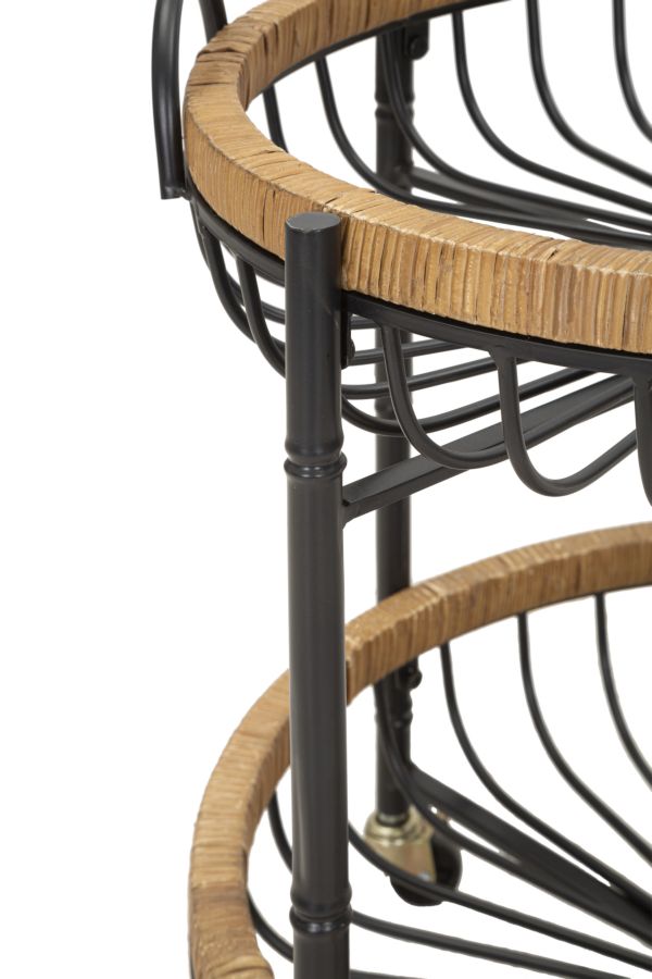 Dekoratívny doplnok Carrello Con Doppio Mauro Ferretti 57×55,5×62,5 cm