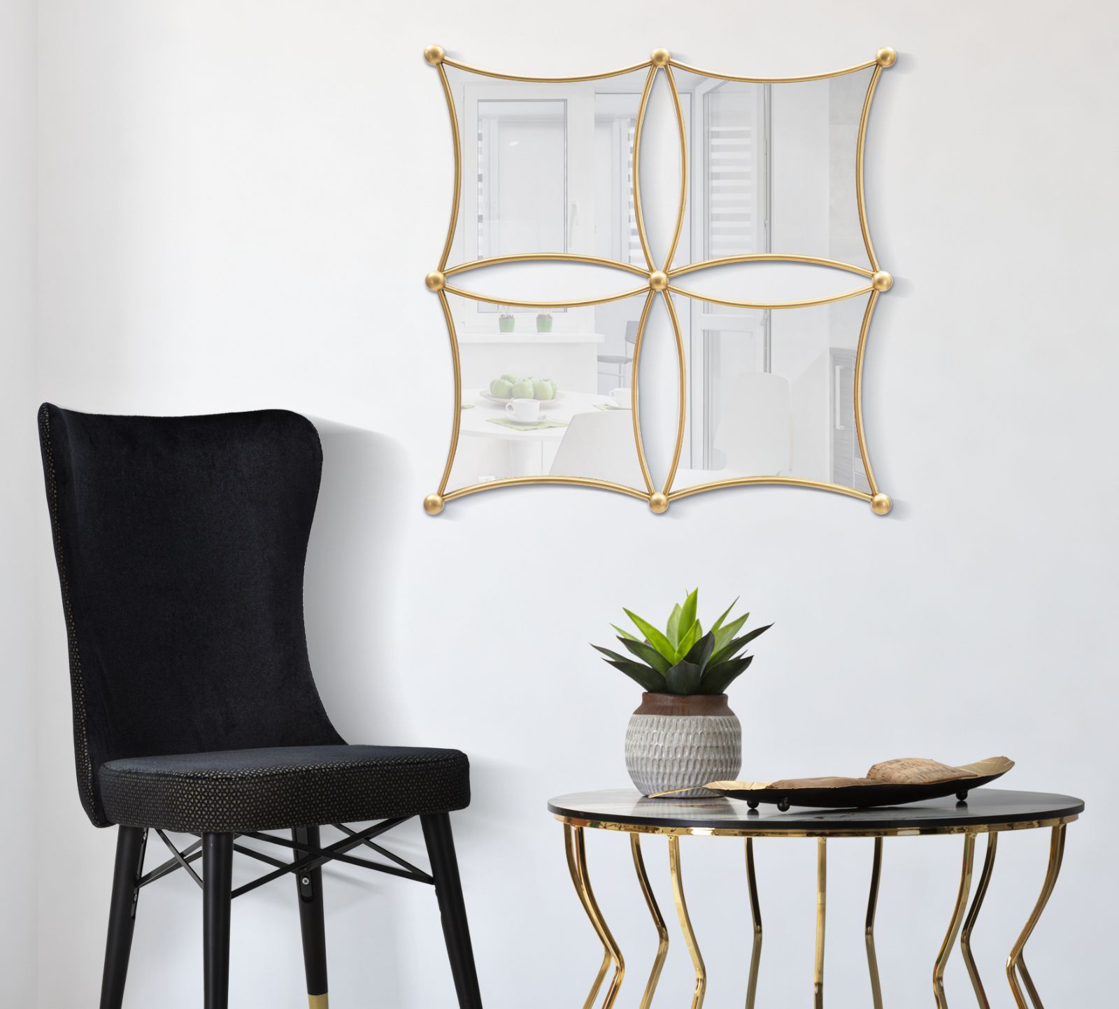 Zrkadlo Jalo Mauro Ferretti, zlaté
