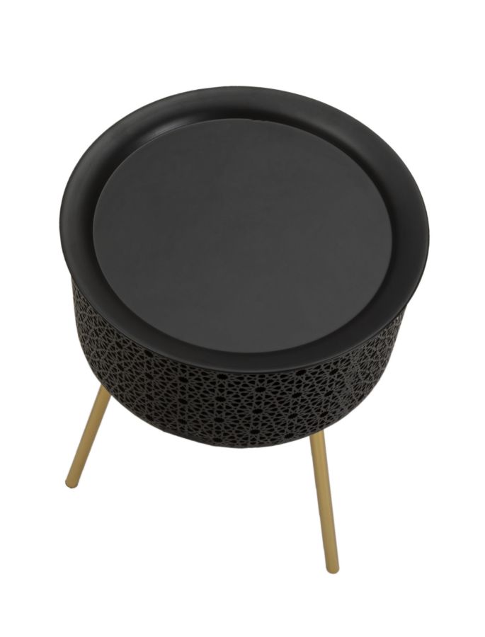 Dekoratívny doplnok Tavolinetto Blacky Mauro Ferretti Ø 35×50 cm