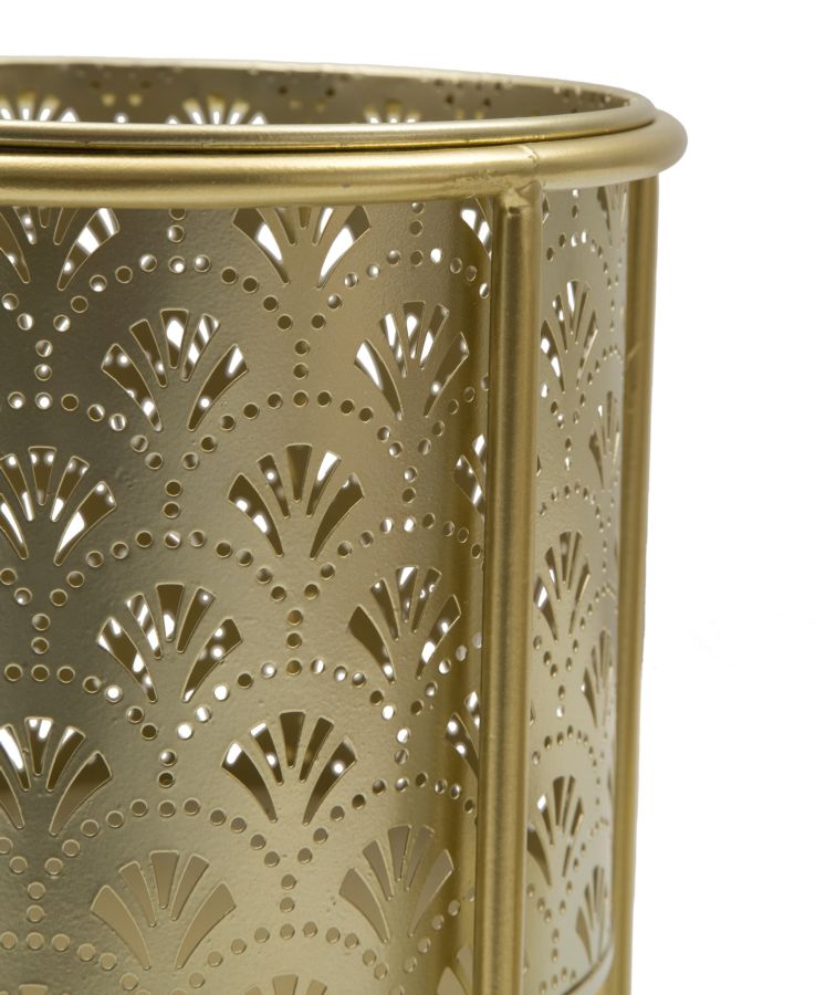 Dekoratívne vázy 2ks P Golvy Mauro Ferretti, zlaté