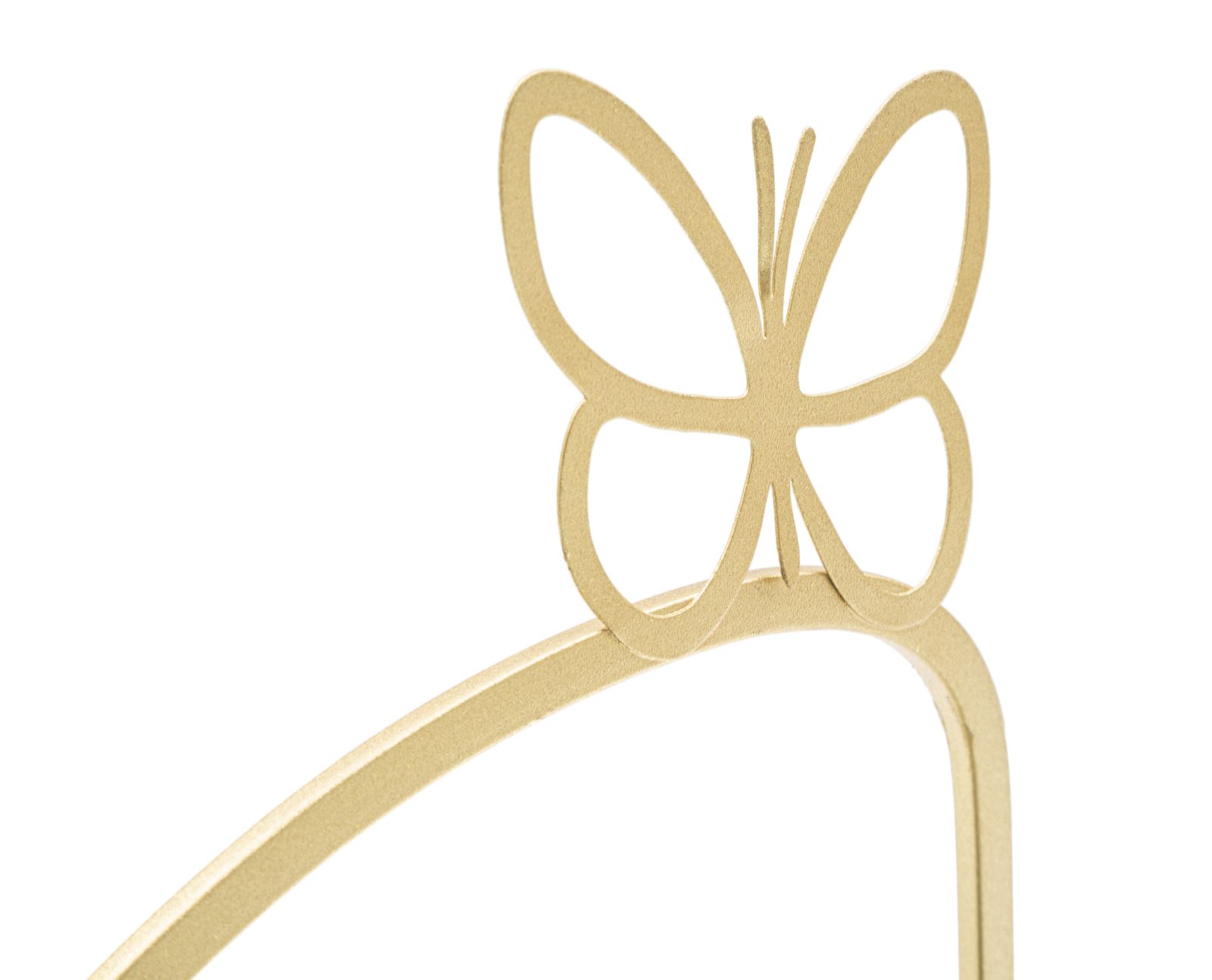 Dekoratívne podnosy 2ks Comodino Mensola Butterfly Mauro Ferretti, zlaté