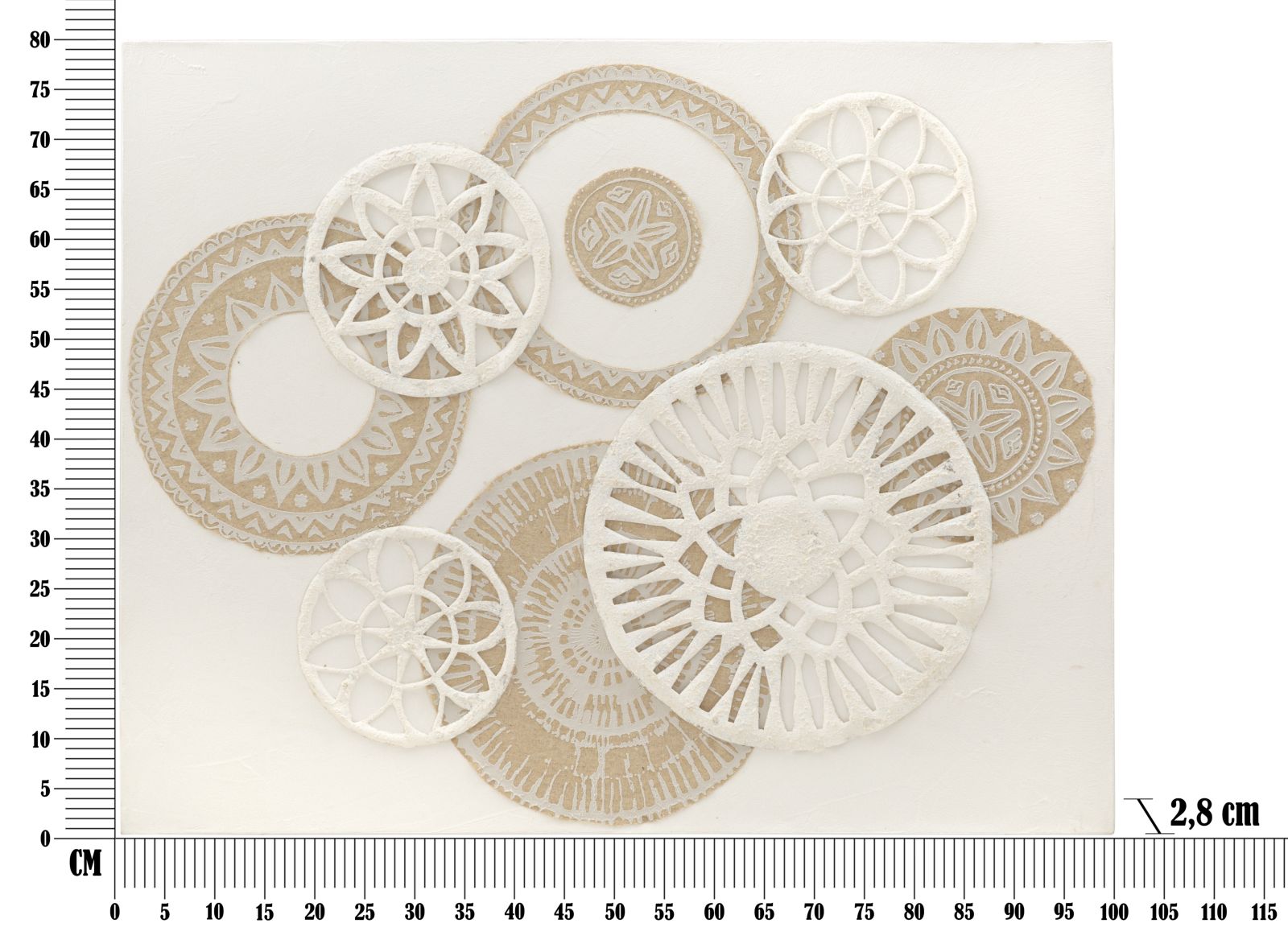 Dekoratívny doplnok Dipinto Su Tela Mauro Ferretti 80×2,8×100 cm