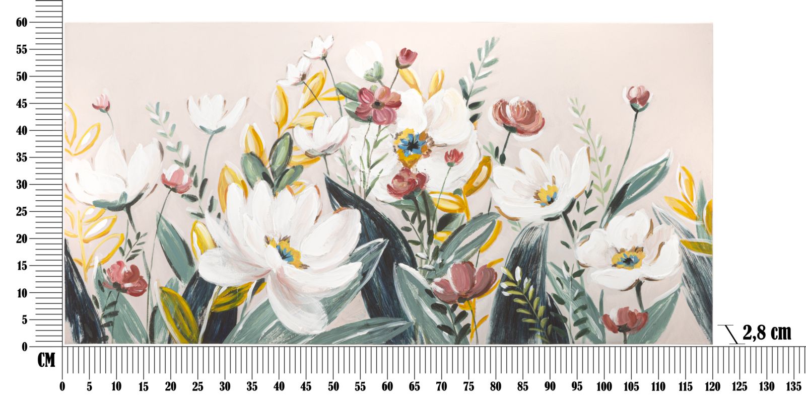Dekoratívny doplnok Dipinto Su Tela Mauro Ferretti 120×2,8×60 cm