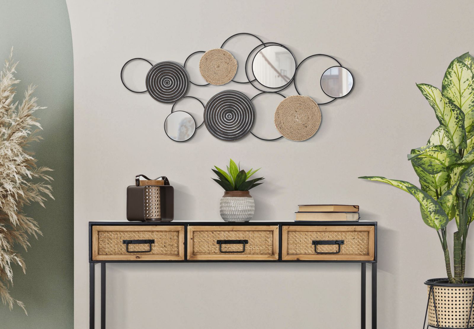 Dekoratívny panel Triby Mauro Ferretti, čierny