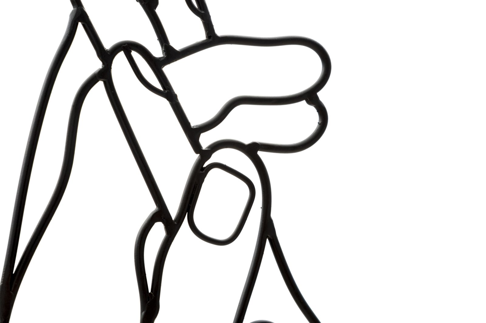 Dekoratívny panel Hands Mauro Ferretti, čierny