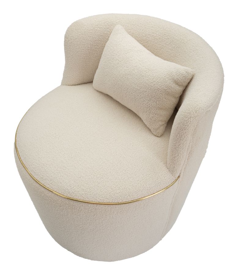 Dekoratívny doplnok Poltroncina Iceland Mauro Ferretti 63×68×69 cm