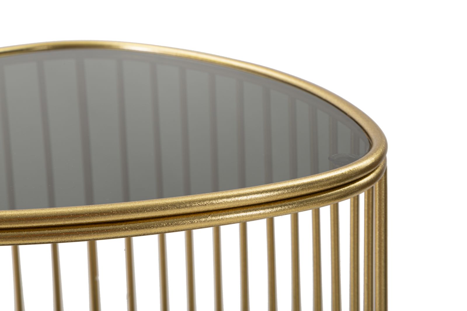 Dekoratívny stolík P Telefono Triple Mauro Ferretti, čierny/zlatý