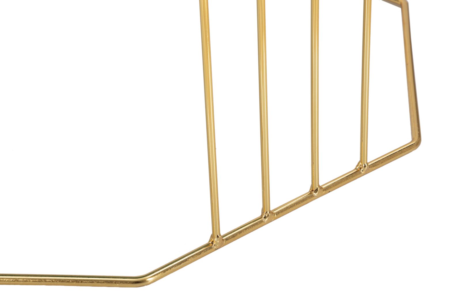 Dekoratívny doplnok Tavolinetto Caffe' Octagon Mauro Ferretti, sivá/zlatý