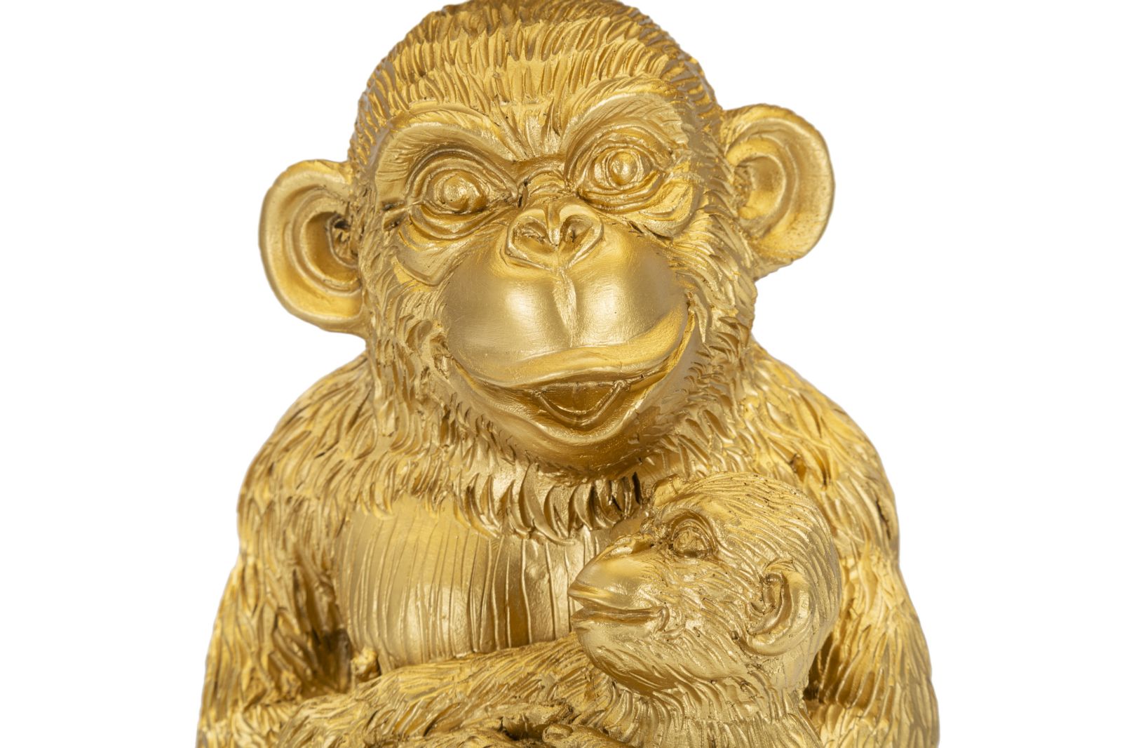 Stolová lampa Monkey Mum Mauro Ferretti, čierna/zlatá