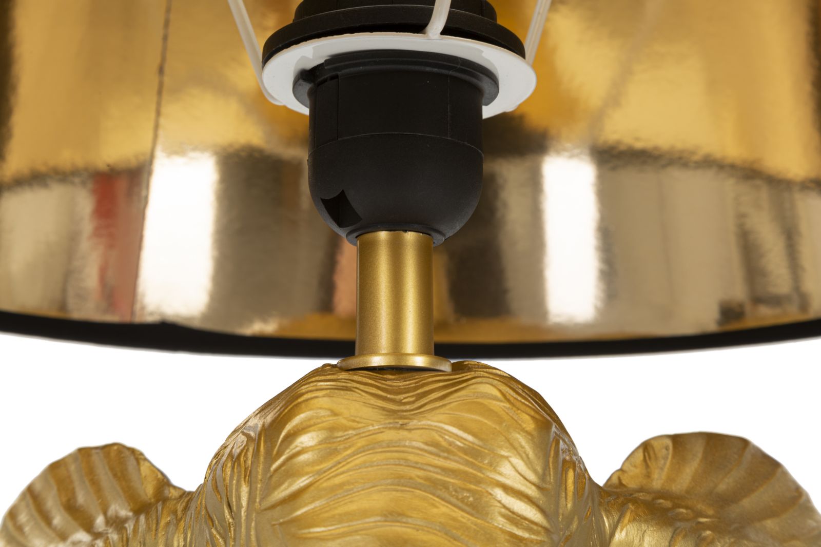 Stolová lampa Elefante Mauro Ferretti, čierna/zlatá