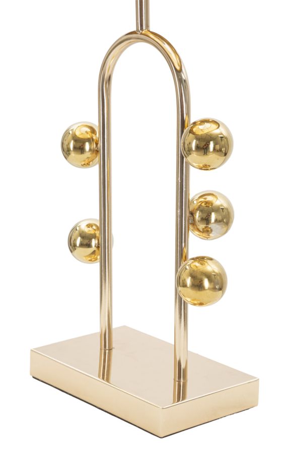 Stolová lampa Bubble Mauro Ferretti, čierna/zlatá