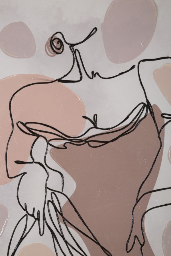 Dekoratívny doplnok Stampa Dipinta Lady Mauro Ferretti 80×2,8×80 cm