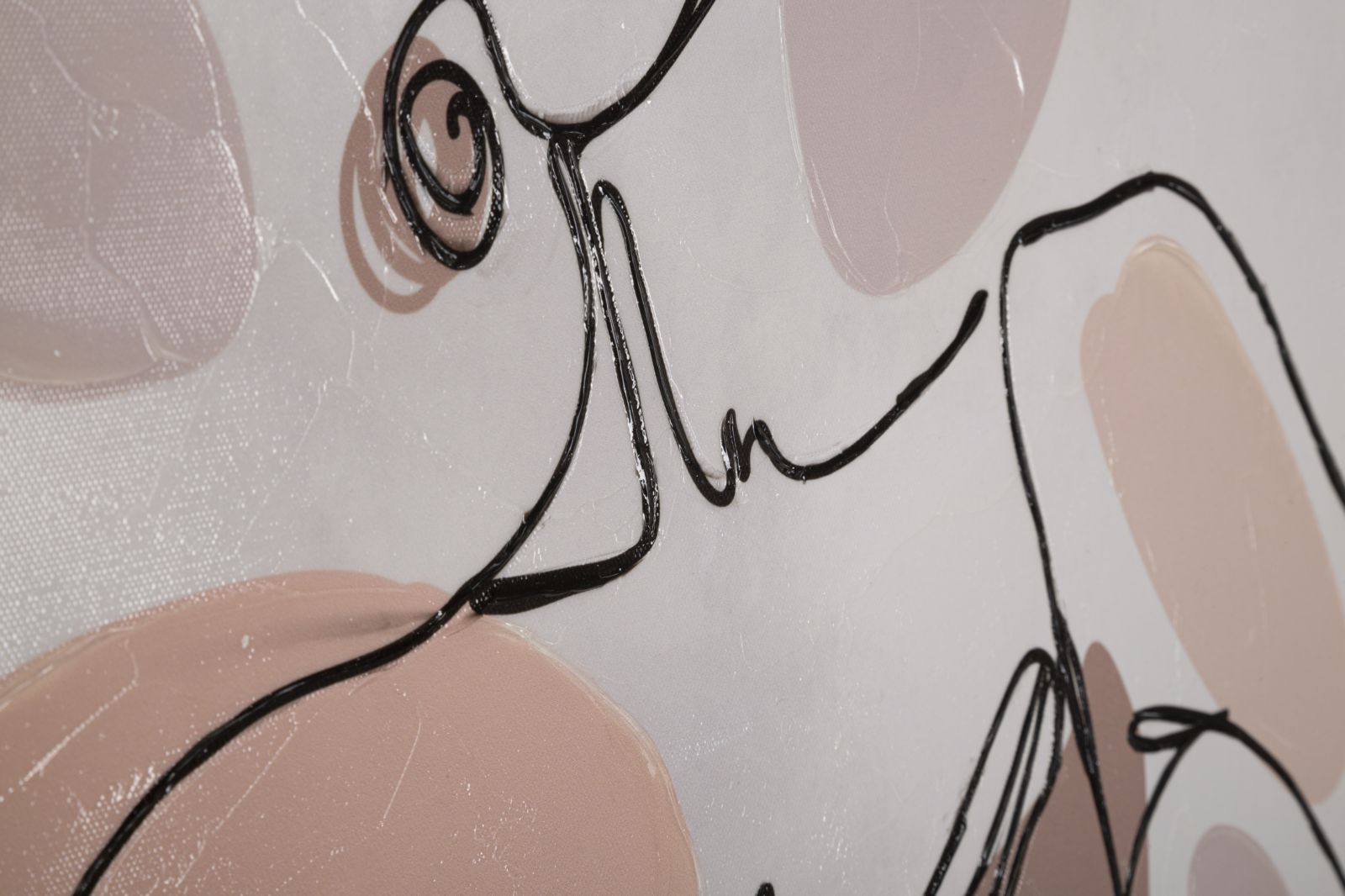 Dekoratívny doplnok Stampa Dipinta Lady Mauro Ferretti 80×2,8×80 cm