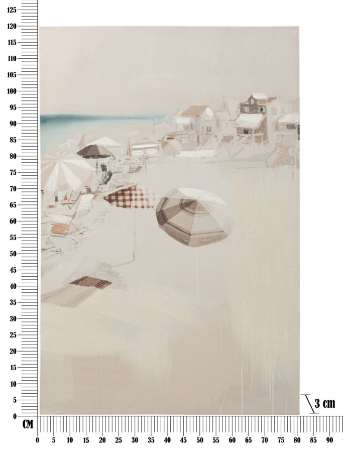 Dekoratívny doplnok Stampa Dipinta Beach Mauro Ferretti 80×3×120 cm