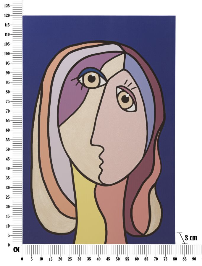 Dekoratívny doplnok Stampa Dipinta Double Mauro Ferretti 80×3×120 cm