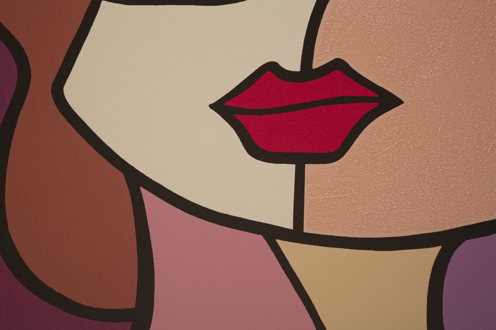Dekoratívny doplnok Stampa Dipinta Faces Mauro Ferretti 60×3×90 cm