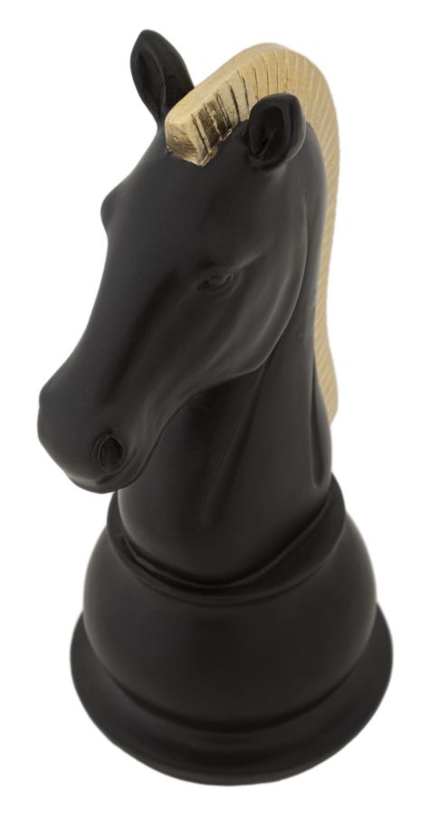 Soška Cavallo Nero E Mauro Ferretti, čierna/zlatá