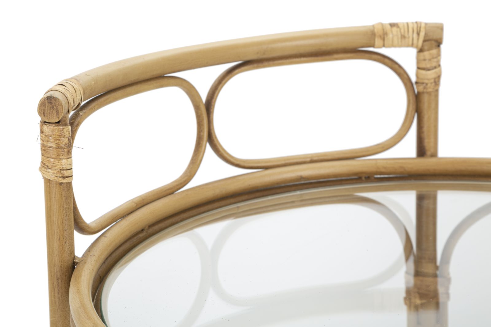 Dekoratívny doplnok Carrello Panama Round Mauro Ferretti Ø 51×74 cm