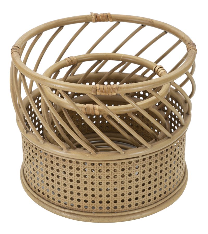 Dekoratívne vázy 2ks P Panama Mauro Ferretti, béžové