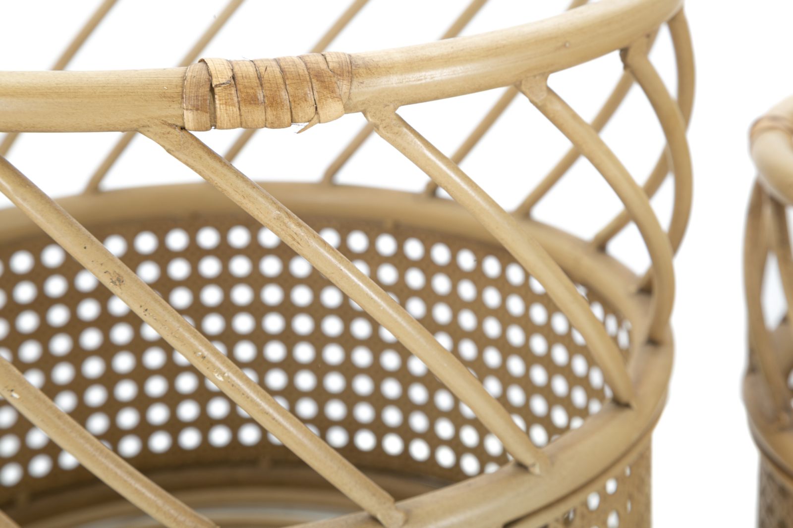 Dekoratívne vázy 2ks P Panama Mauro Ferretti, béžové