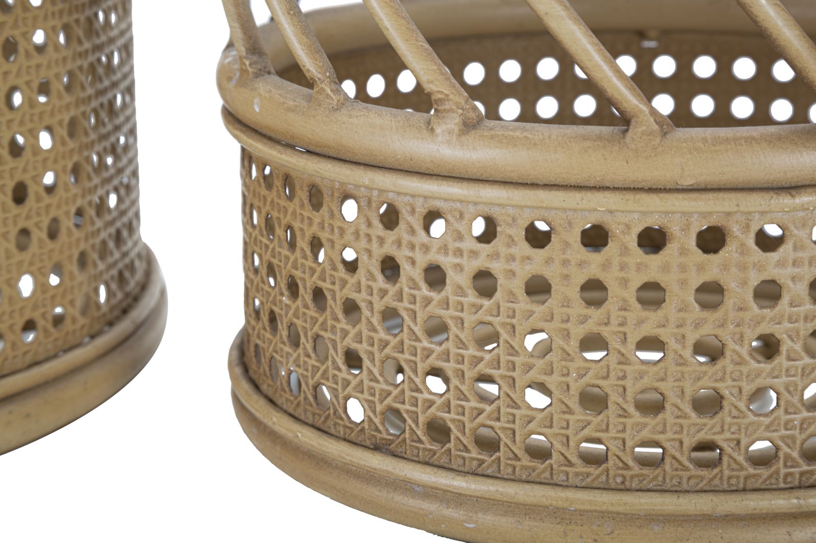 Dekoratívne vázy 2ks P Panama Mauro Ferretti, béžové