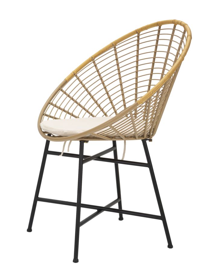 Stolička Sedia Panama Grid Mauro Ferretti 72×56,5×88 cm