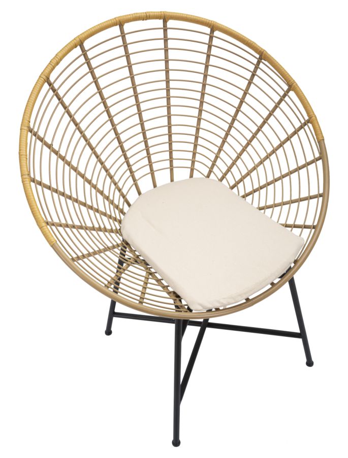 Stolička Sedia Panama Grid Mauro Ferretti 72×56,5×88 cm