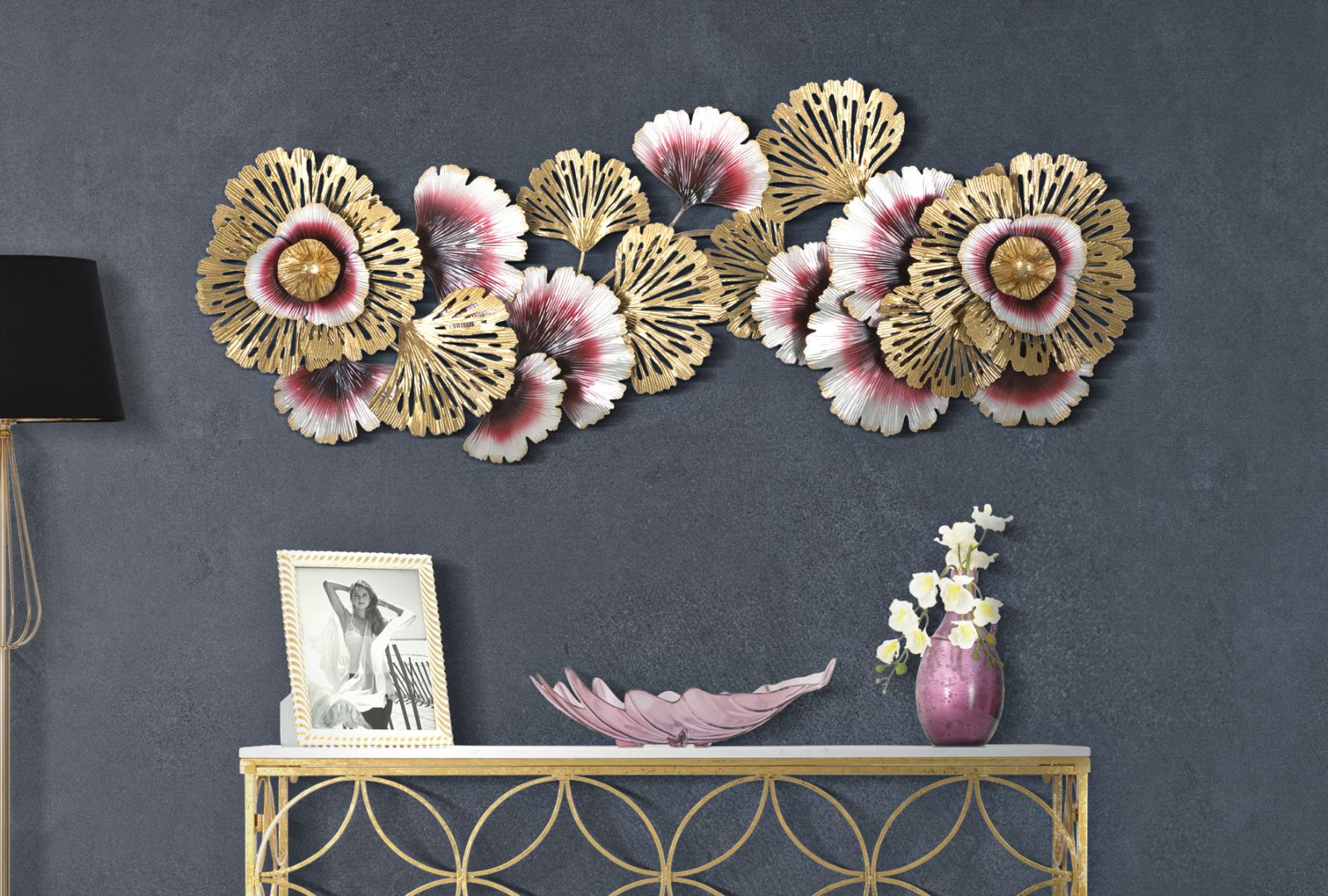 Dekoratívny panel Color Mauro Ferretti, zlatý/ružový