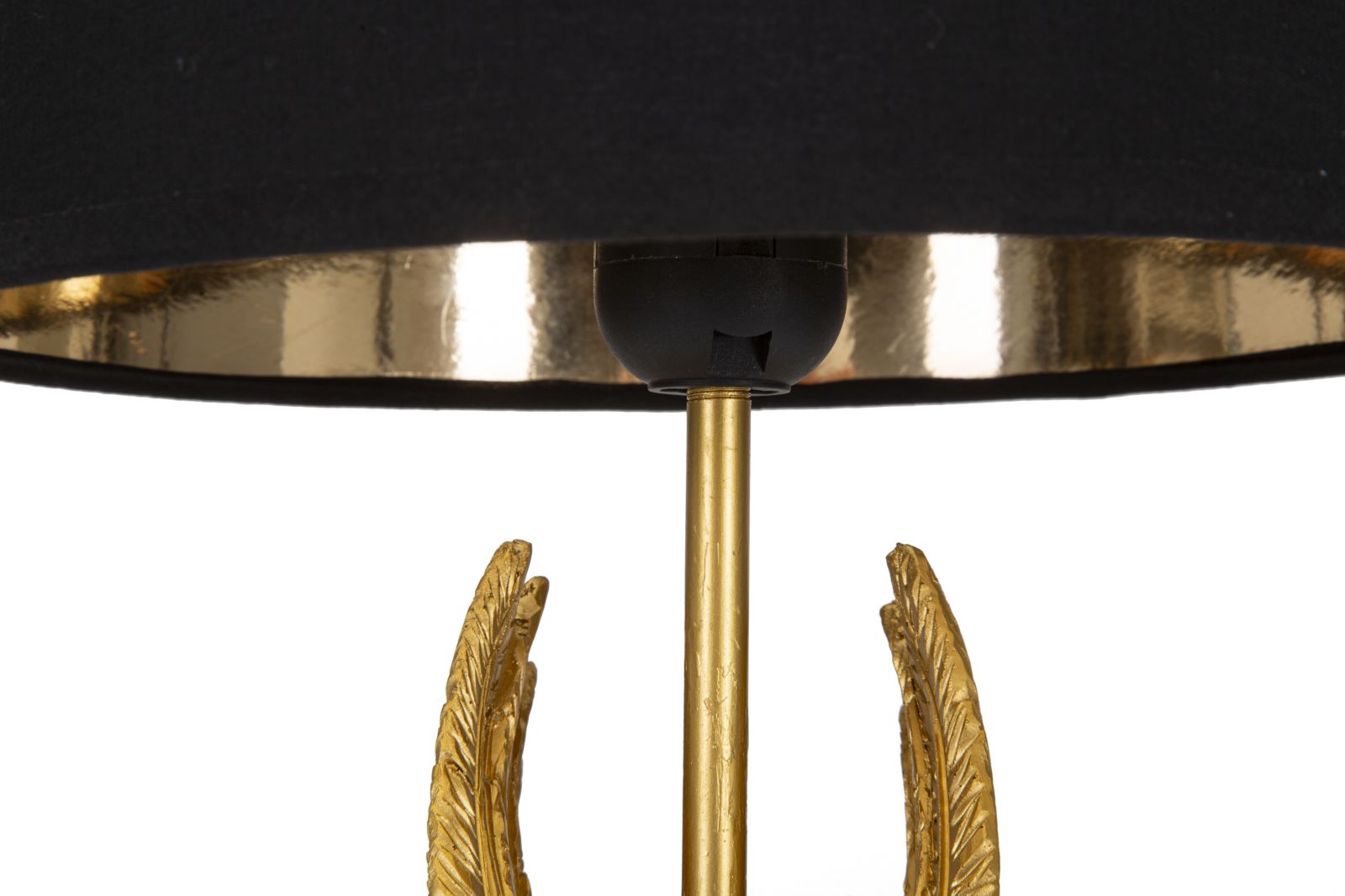 Stolová lampa Wings Mauro Ferretti, čierna/zlatá
