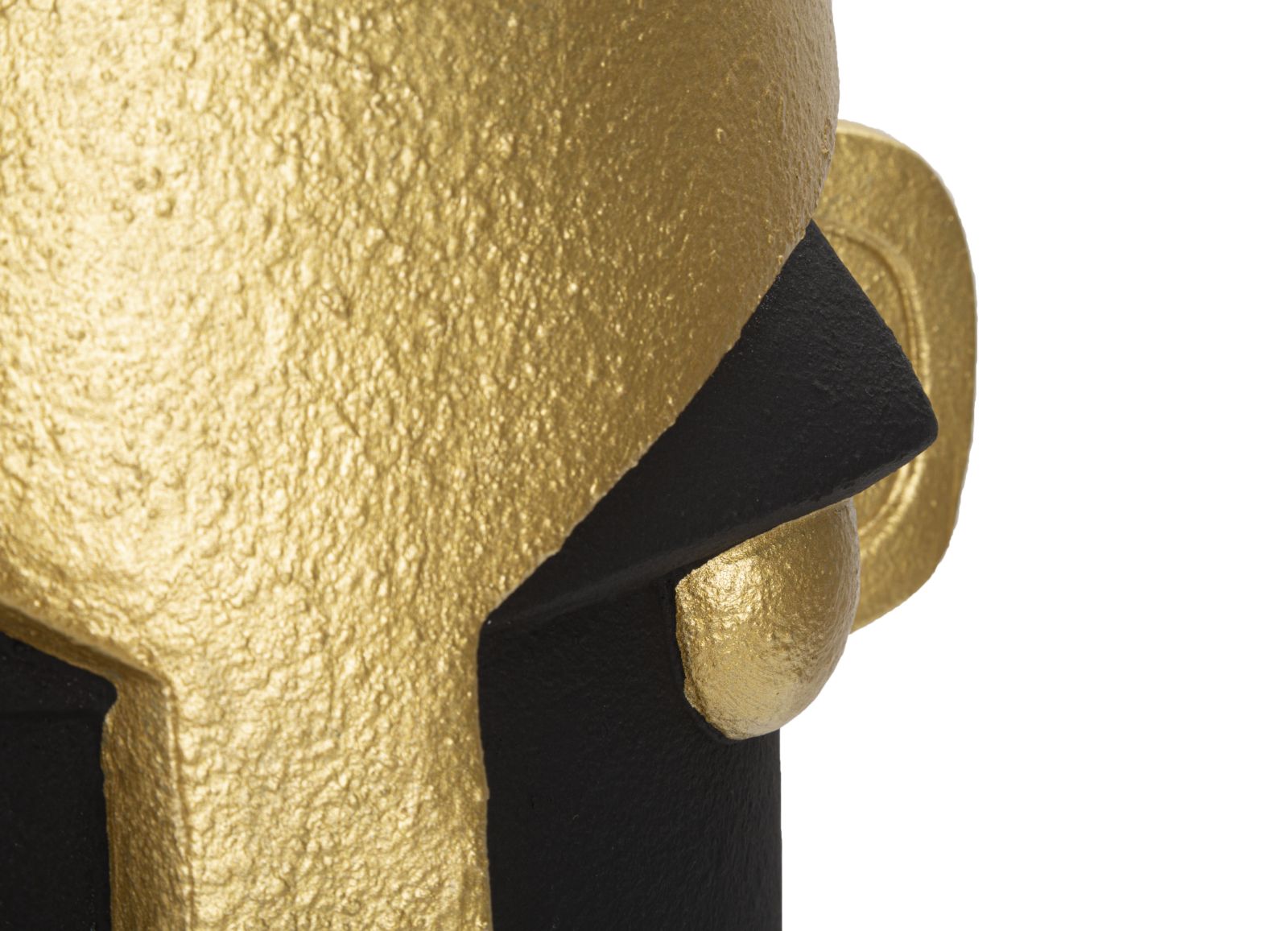 Dekoratívna váza Tribal C Mauro Ferretti, čierna/zlatá