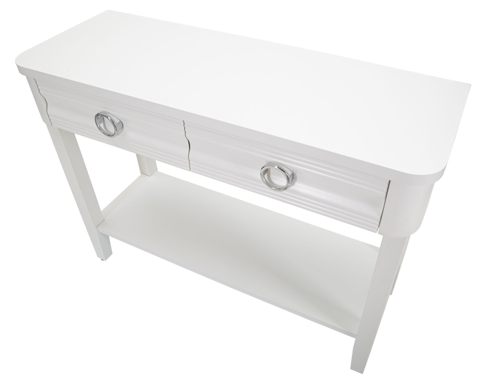 Dekoratívny stolík Console Shine Mauro Ferretti, biely