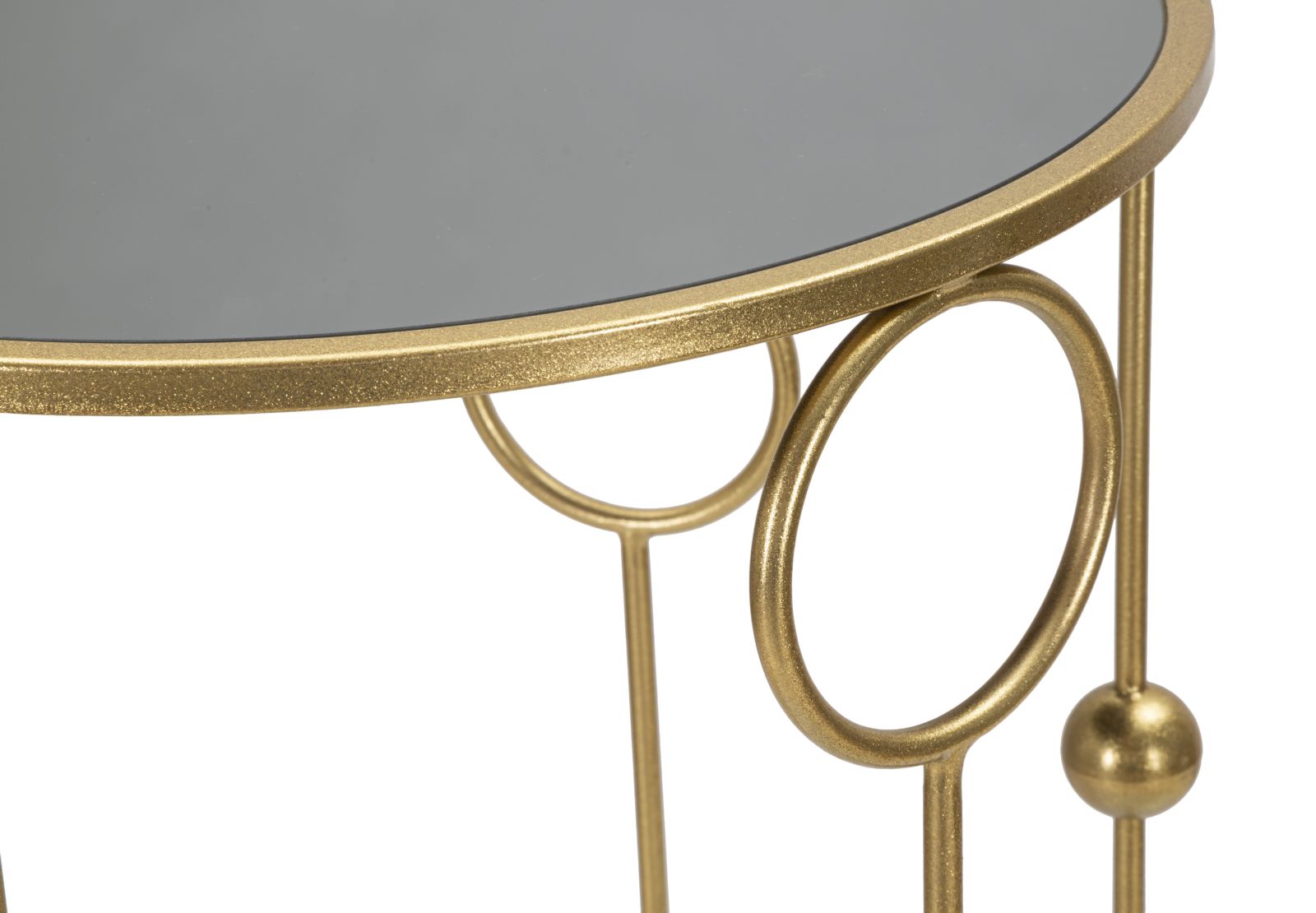 Dekoratívny doplnok Tavolinetto Cage Mauro Ferretti Ø 50×100-40×80 cm