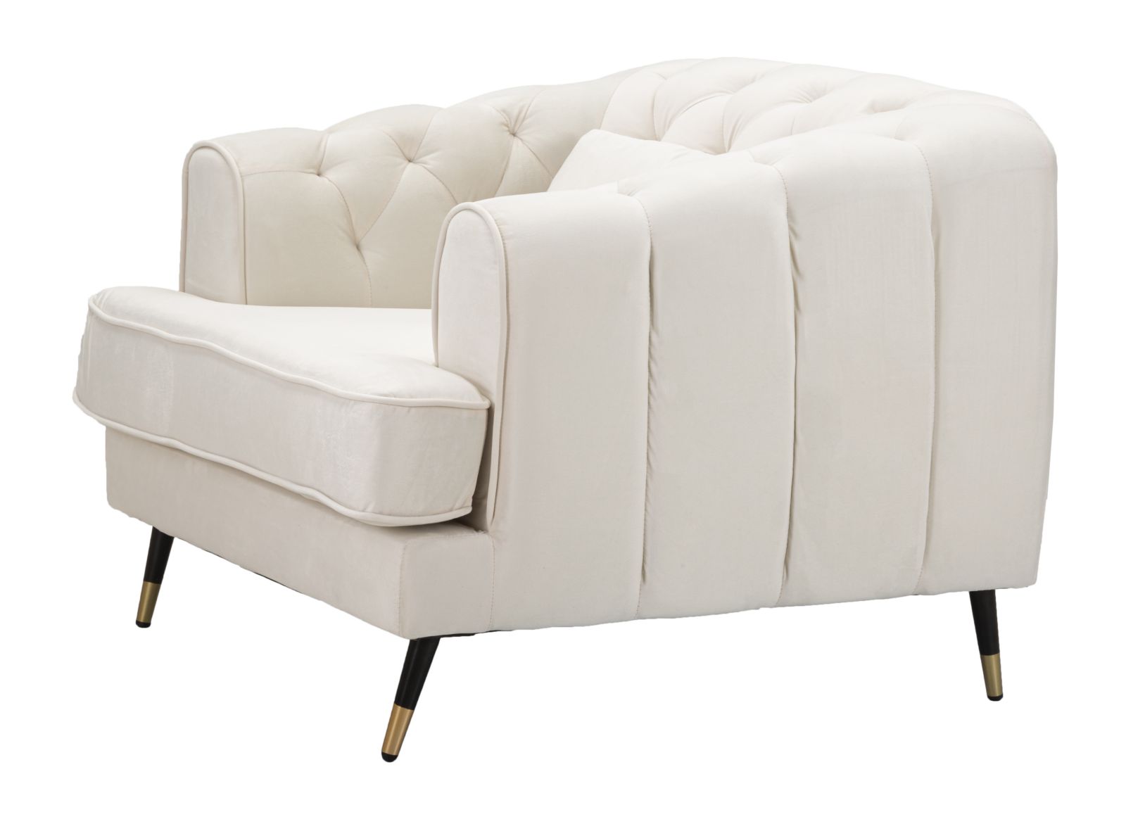 Kreslo Poltrona Praga Crema Mauro Ferretti 93×86×71 cm