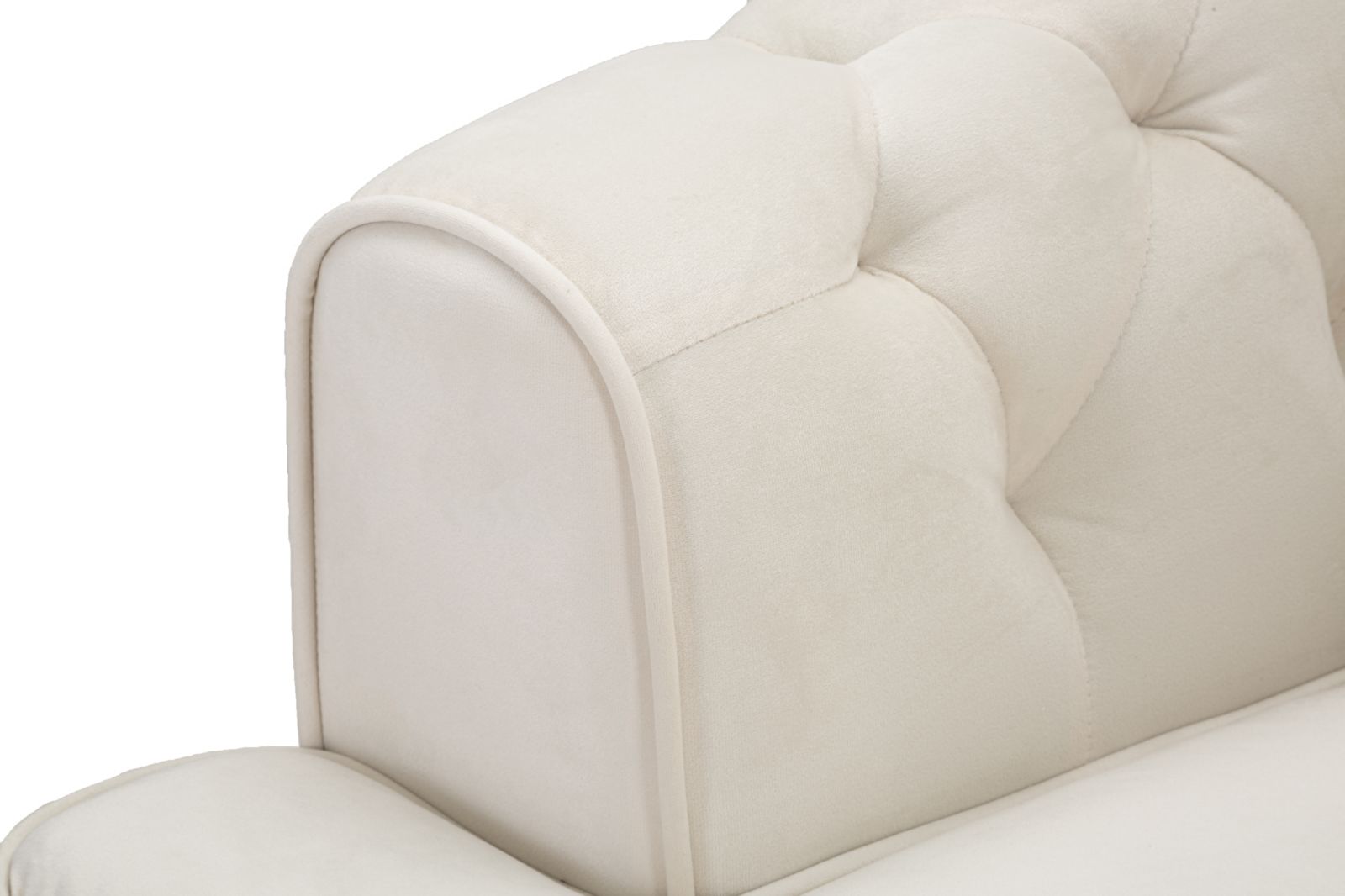 Kreslo Poltrona Praga Crema Mauro Ferretti 93×86×71 cm