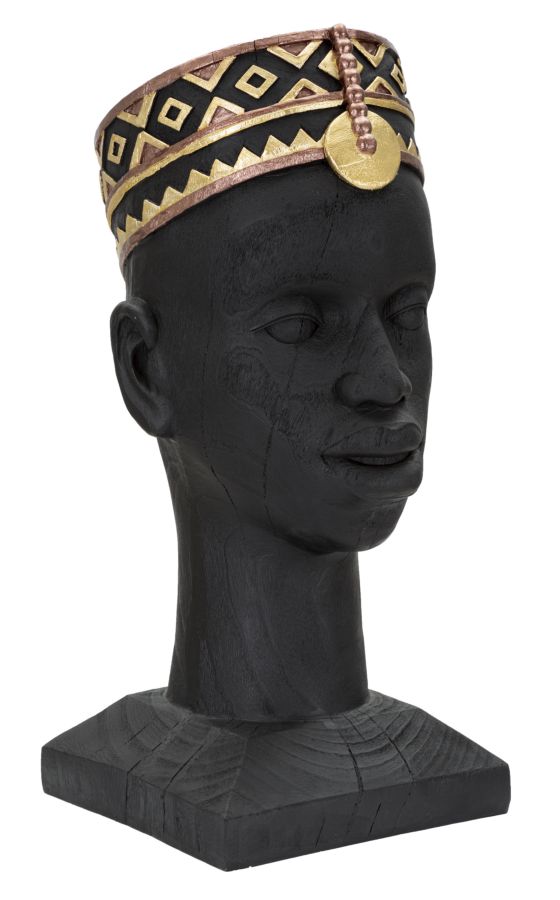 Dekoratívny doplnok Uomo Masai Mauro Ferretti 25×25×56 cm