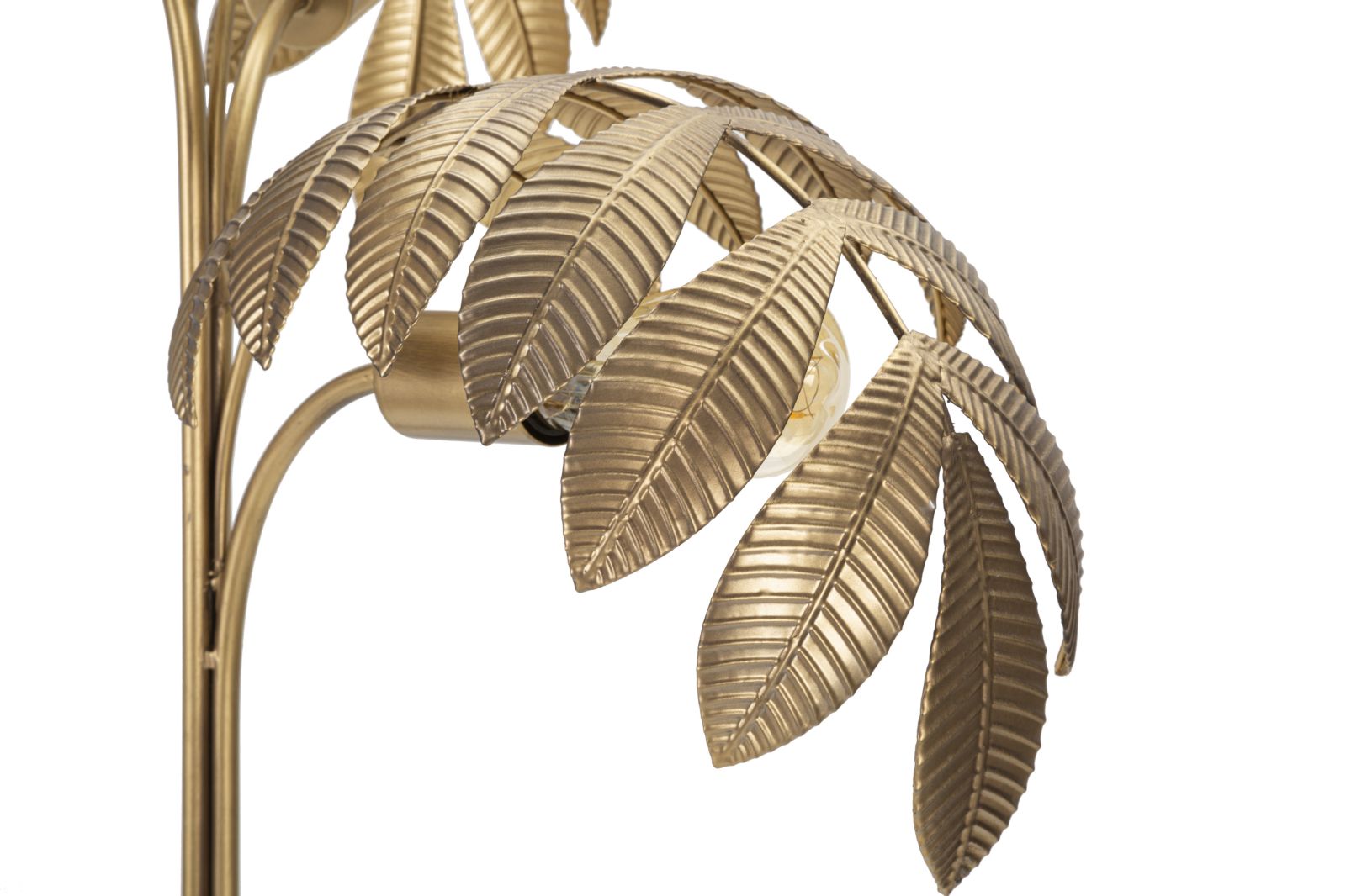 Stolová lampa Leaf Mauro Ferretti, čierna/zlatá
