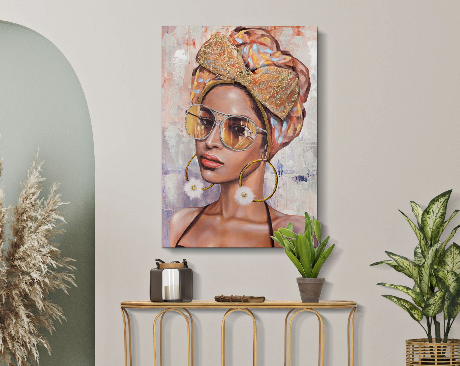 Dekoratívny doplnok Dipinto Su Tela Mauro Ferretti 70×3×100 cm