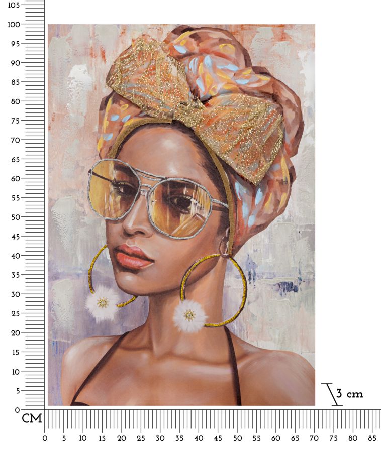 Dekoratívny doplnok Dipinto Su Tela Mauro Ferretti 70×3×100 cm