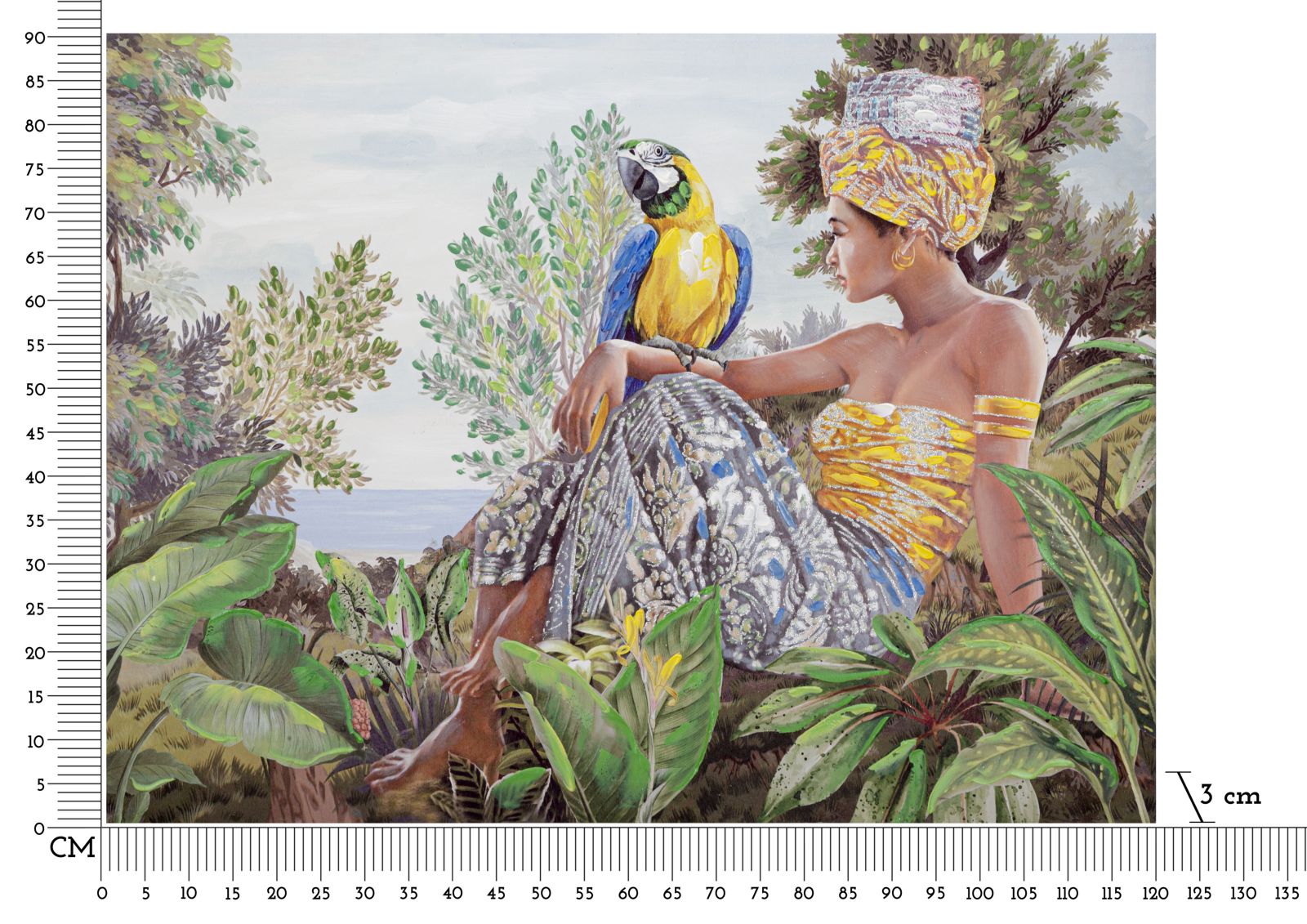 Dekoratívny doplnok Dipinto Su Tela Mauro Ferretti 120×3×90 cm