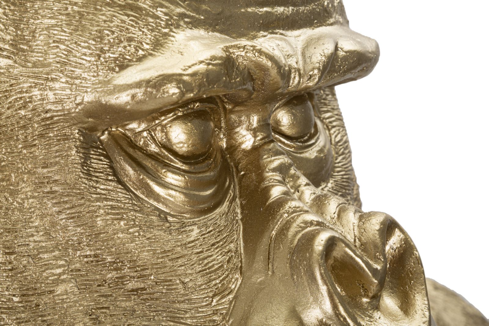 Dekoratívna socha Gorilla Gold Mauro Ferretti, zlatá