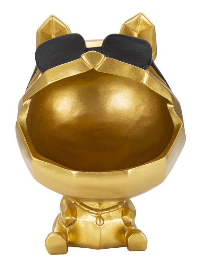 Dekoratívna misa Cane S Tasche Mauro Ferretti, zlatá