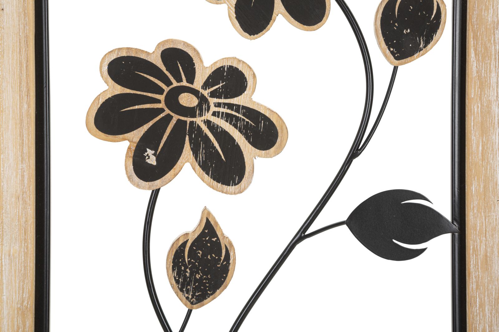 Dekoratívny panel E Girish Mauro Ferretti, čierny/drevo