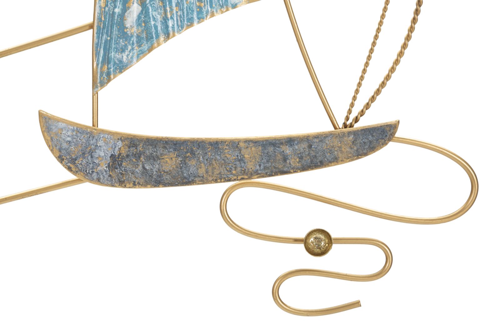 Dekoratívny panel Vela Color Mauro Ferretti, zlatý/modrý