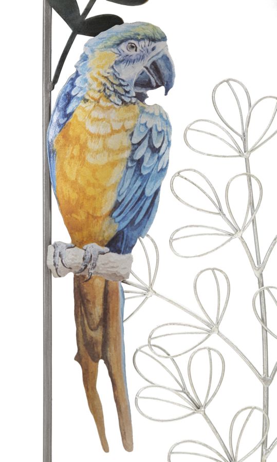 Dekoratívny panel Parrot Mauro Ferretti, čierny/farebný
