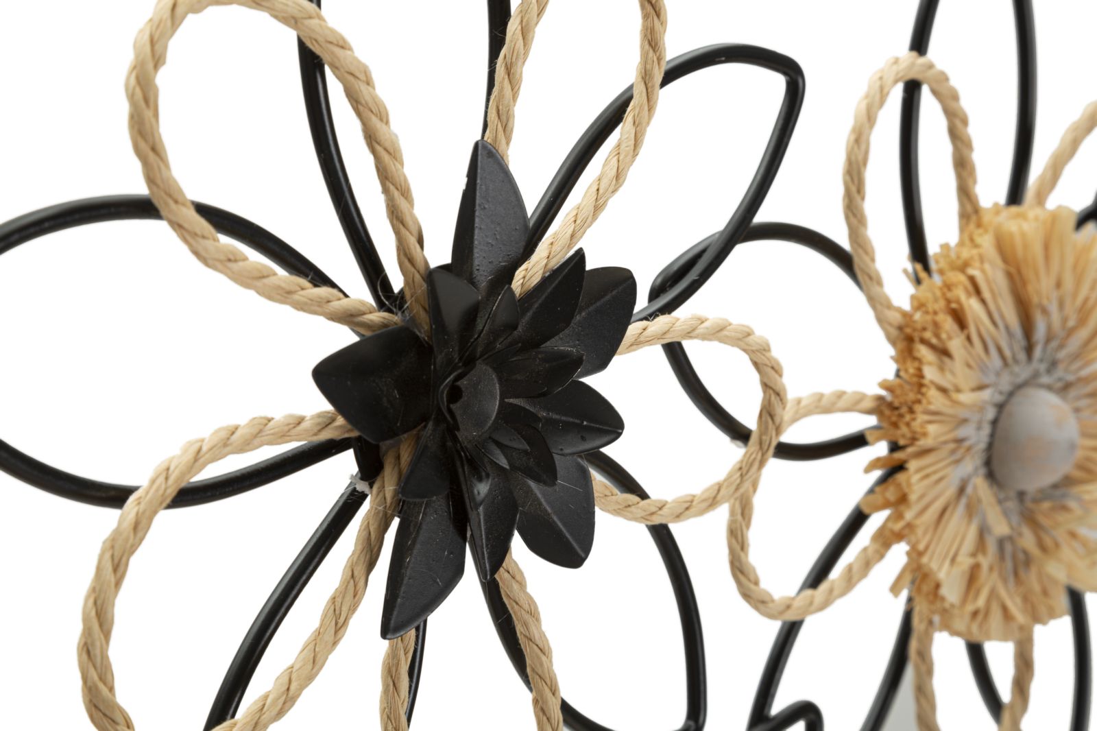 Dekoratívny panel E Raffia Flow Mauro Ferretti, čierny